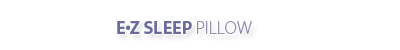 EZ Sleep Pillow - For back and joint pain sufferers, discomfort from hip surgery, knee surgery or pregnancy.